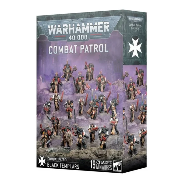 Warhammer 40K Combat Patrol Black Templars 19 Miniaturas