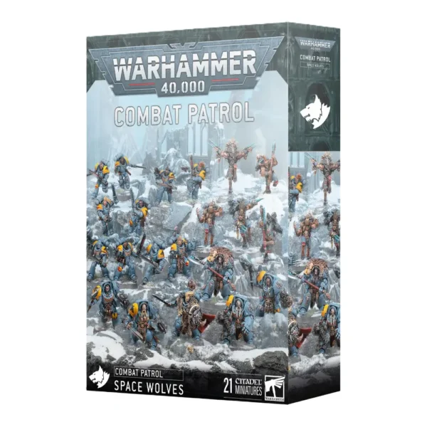 Warhammer 40K Combat Patrol Space Wolves 21 Miniaturas