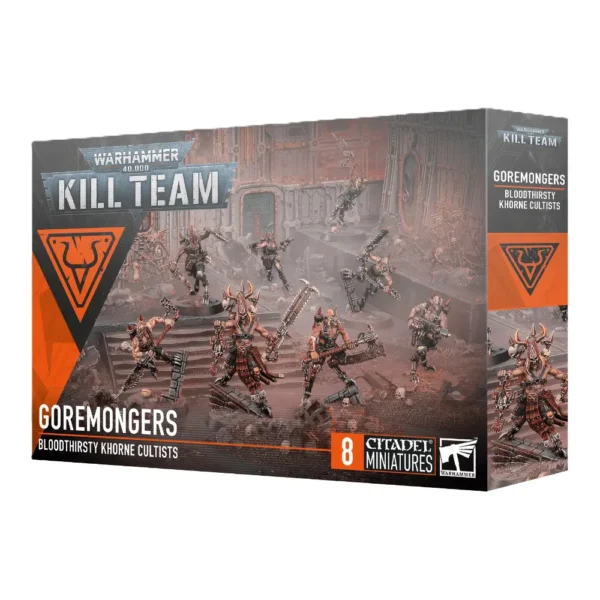 Warhammer 40K Kill Team Goremongers Bloodthirsty Khorne Cultists 8 Miniaturas