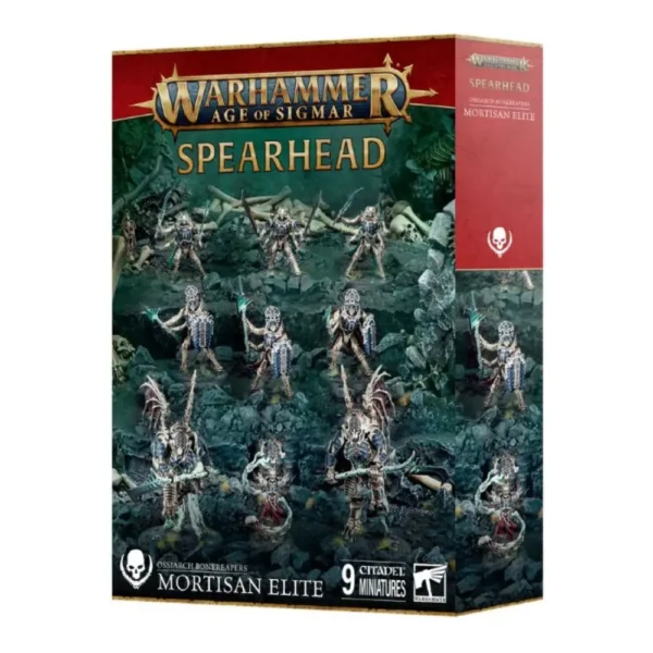 Warhammer Age of Sigmar Spearhead Ossiarch Bonereapers Mortisan Elite 9 Miniaturas