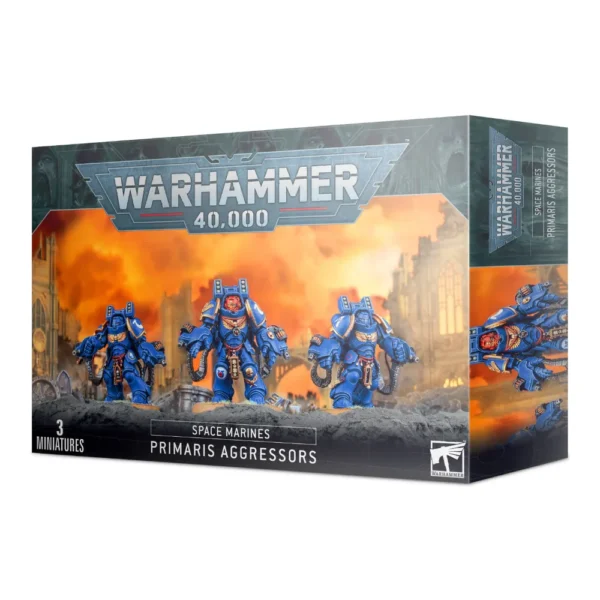 Warhammer 40K Space Marines Primaris Aggressors 3 Miniaturas