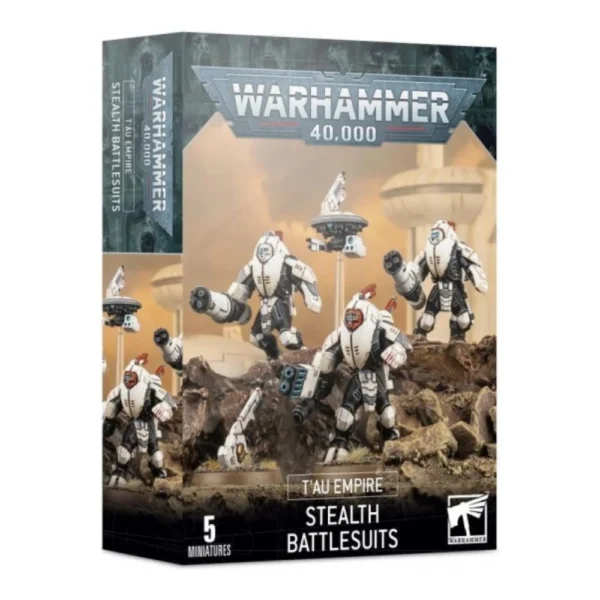 Warhammer 40K Tau Stealth Battlesuits 3 Miniaturas